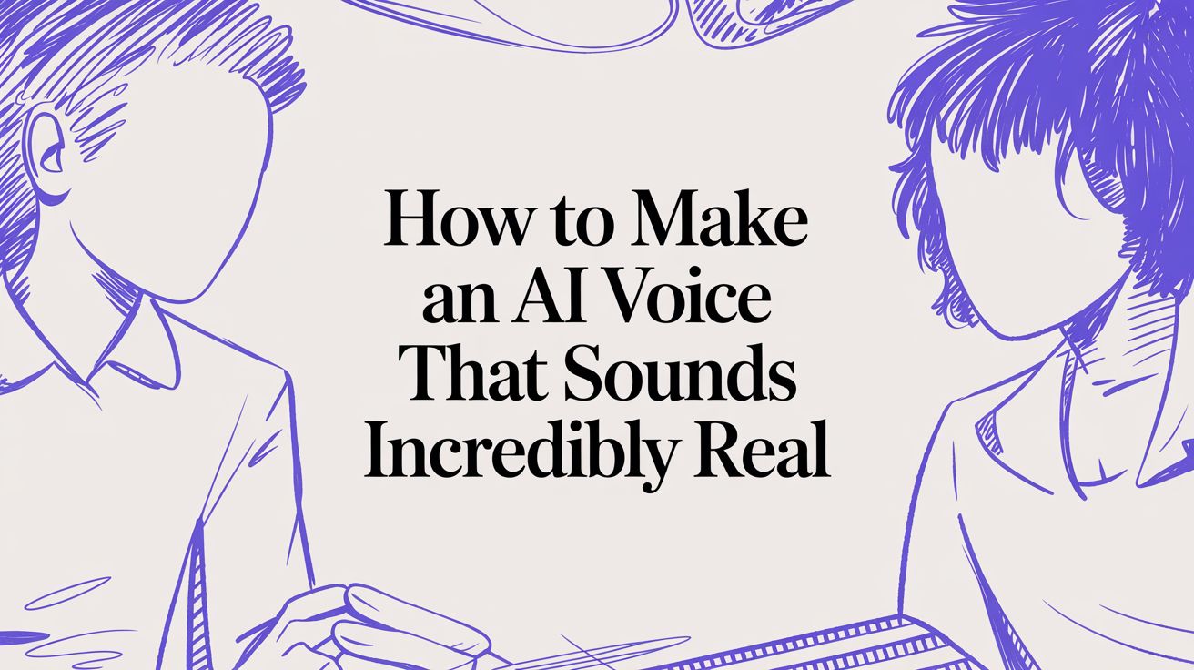How to Make an AI Voice That Sounds Incredibly Real blog post