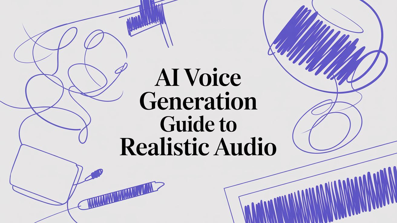 AI Voice Generation Guide to Realistic Audio blog post