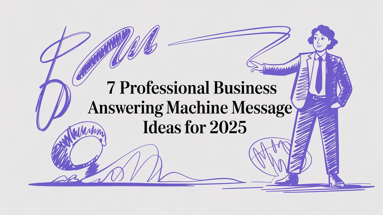 7 Professional Business Answering Machine Message Ideas for 2025 blog post