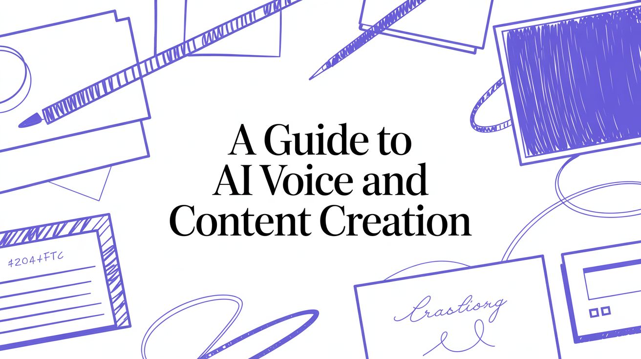A Guide to AI Voice and Content Creation blog post