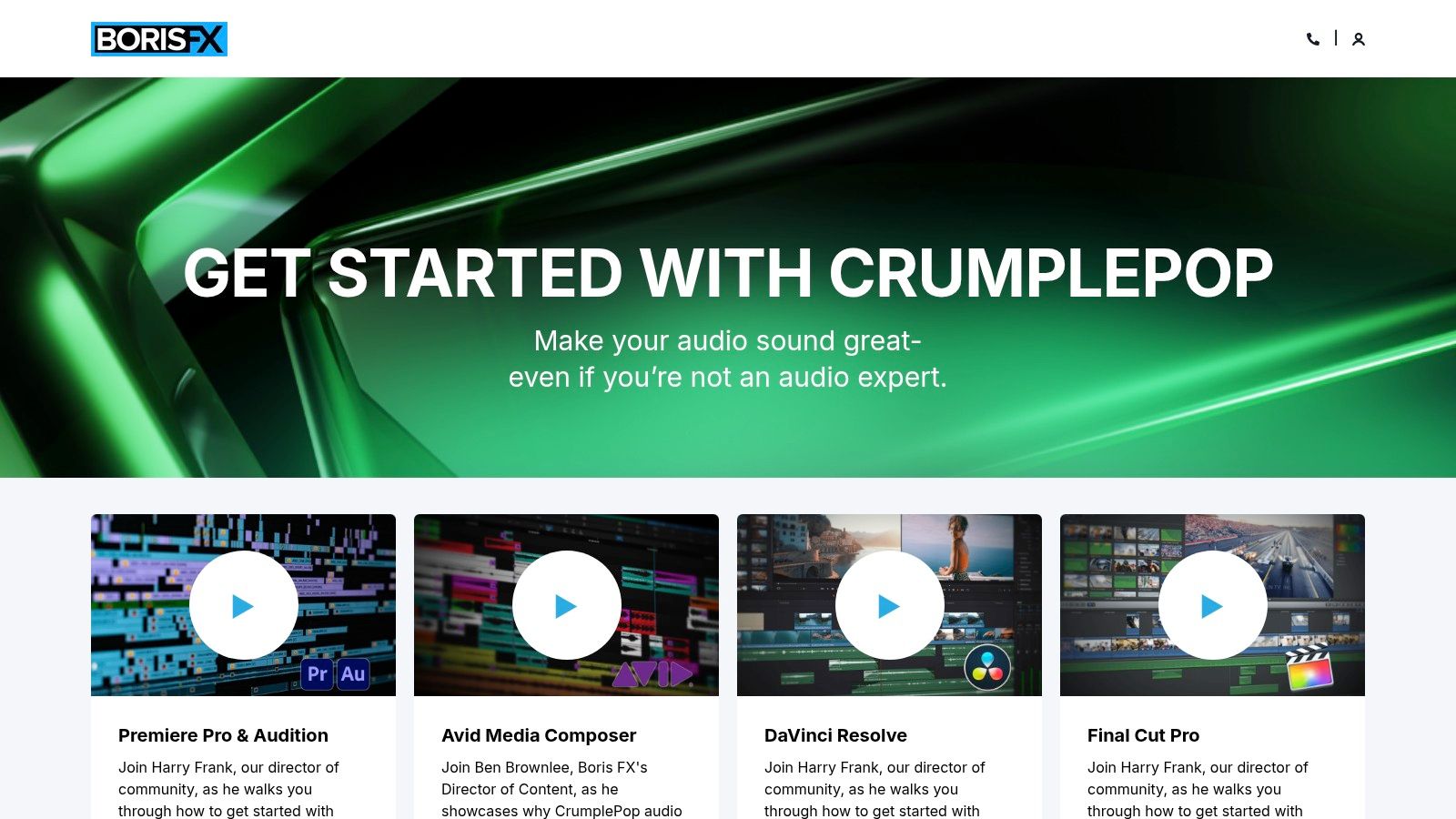 Boris FX — CrumplePop