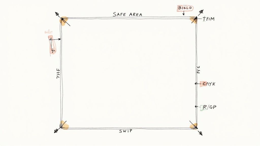 A detailed view of a poster being printed, showing ink rollers and paper feeding through a large industrial printer.