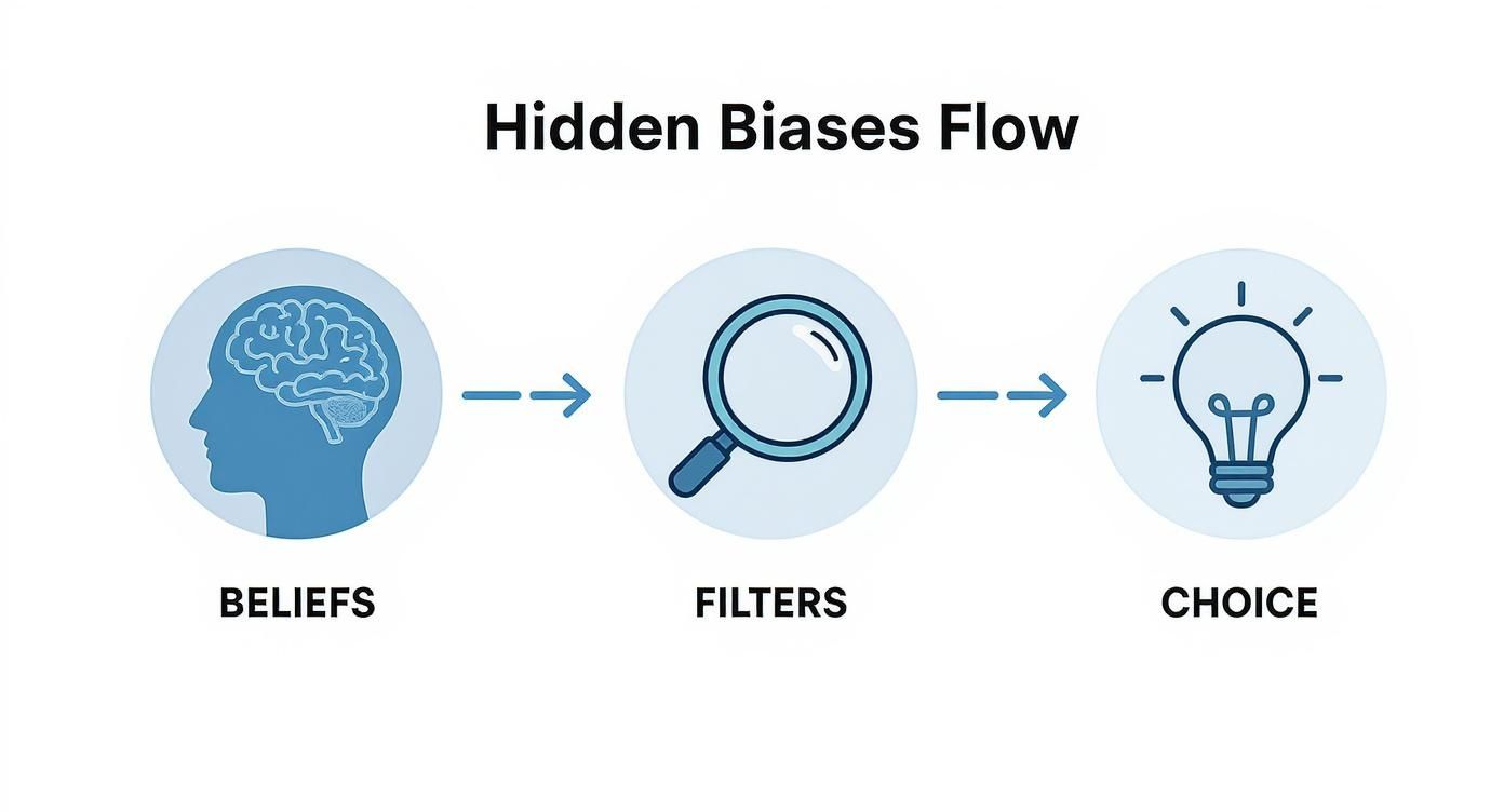 Infographic about how to improve decision making