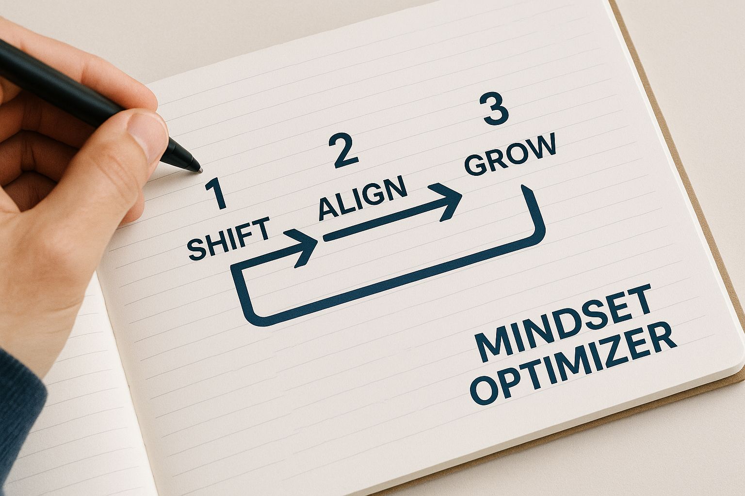 Infographic about how to develop a growth mindset
