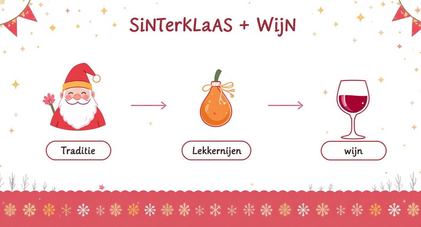 Infographic about sinterklaas