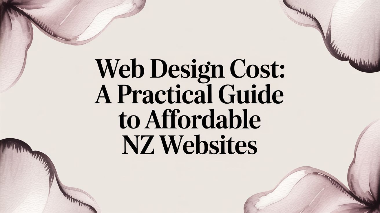 Web Design Cost: A Practical Guide to Affordable NZ Websites