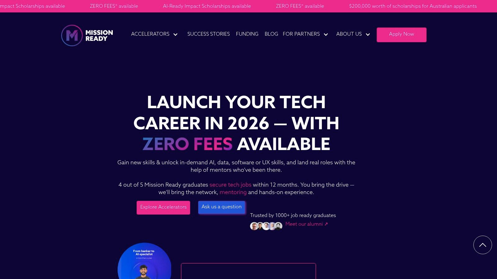 Mission Ready HQ (Auckland) – AI‑Powered Advanced Full‑Stack Developer Accelerator