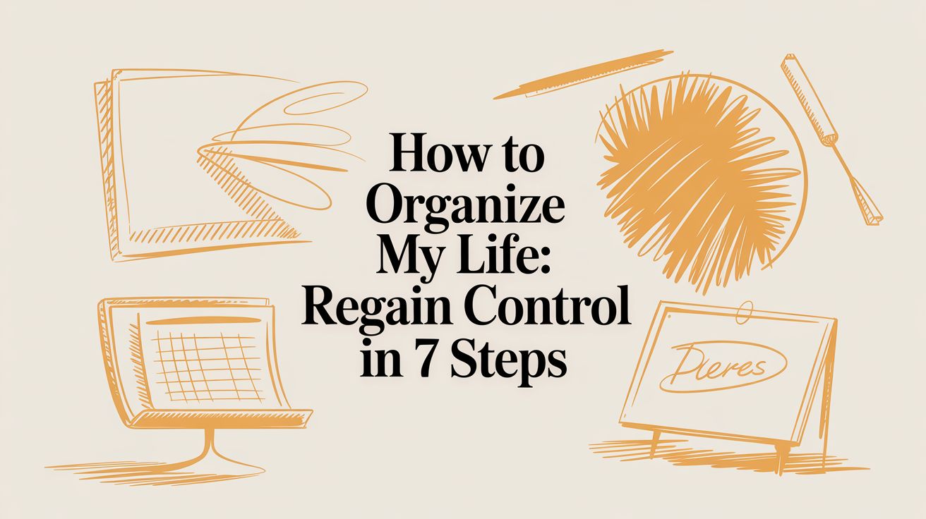 how to organize my life: Regain Control in 7 Steps
