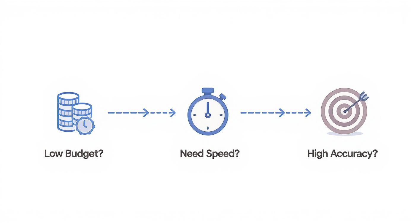 Infographic about transcribe video into text