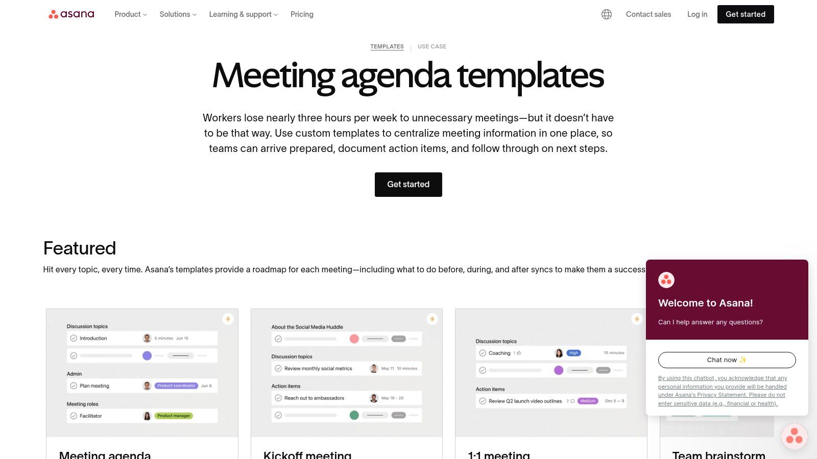 Asana Templates