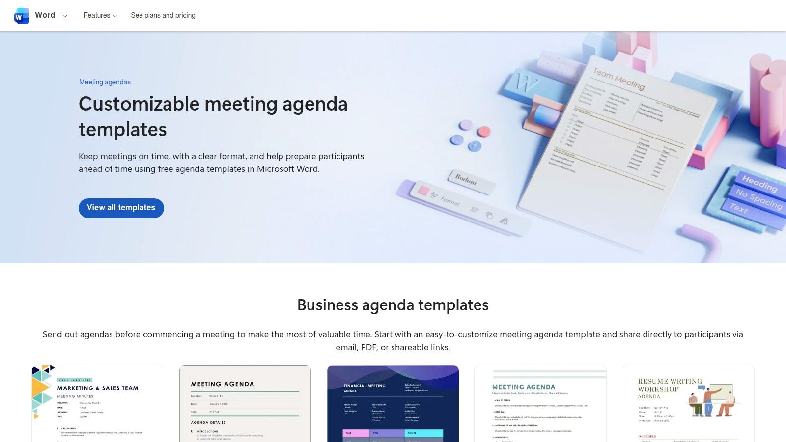 Microsoft Create (Office templates)