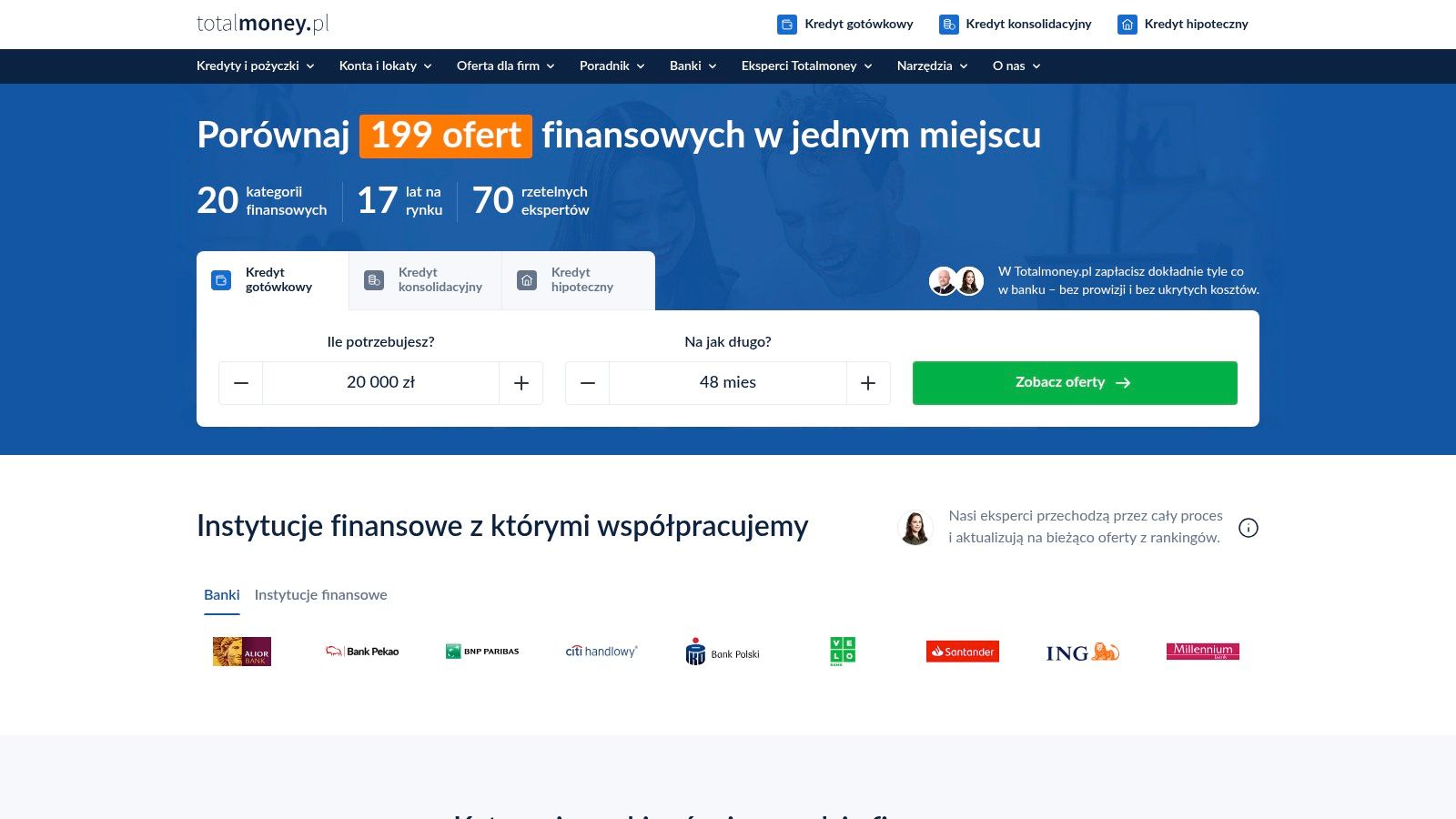 Totalmoney.pl – porównywarka i rankingi pożyczek