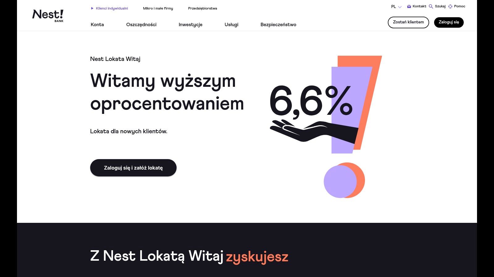 Nest Bank – Nest Lokata Witaj