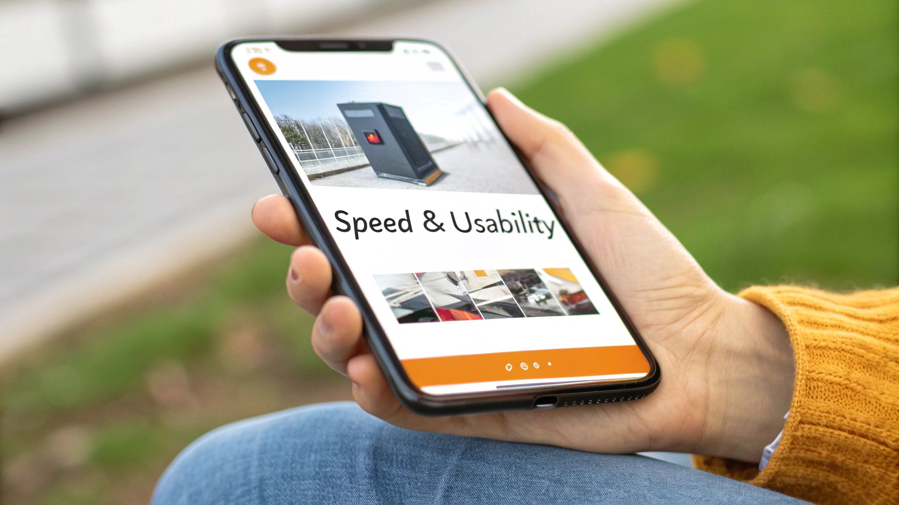Customer reviews and security badges building trust on an ecommerce website