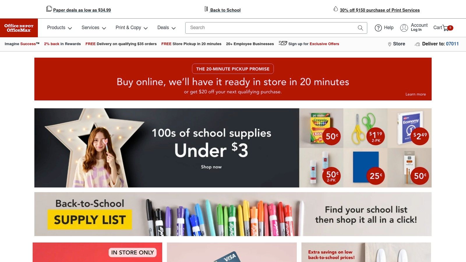 Office Depot's commercial air freshener category page
