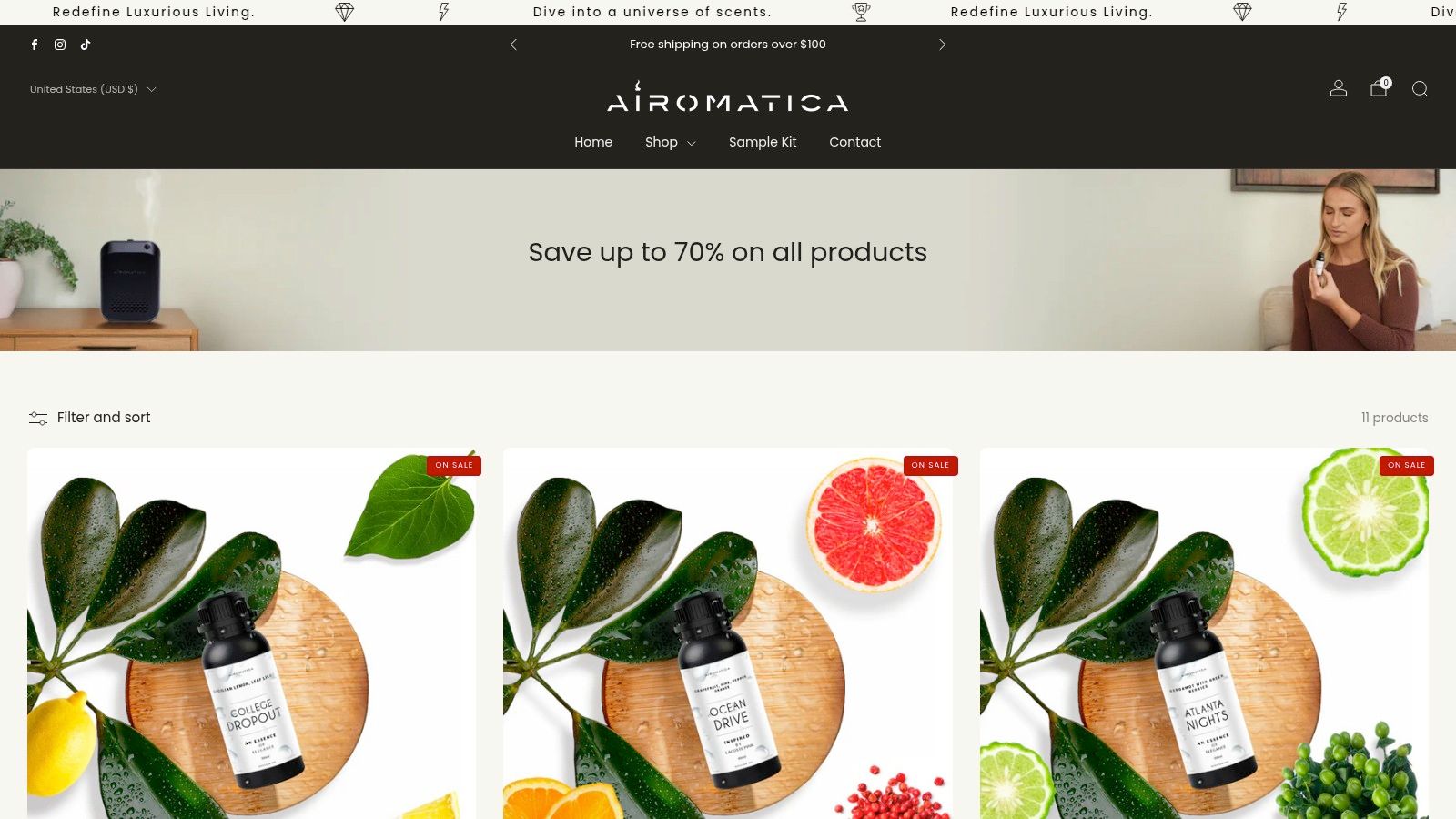 1. Airomatica Fragrance Collection: The Pinnacle of Luxury Home Scenting