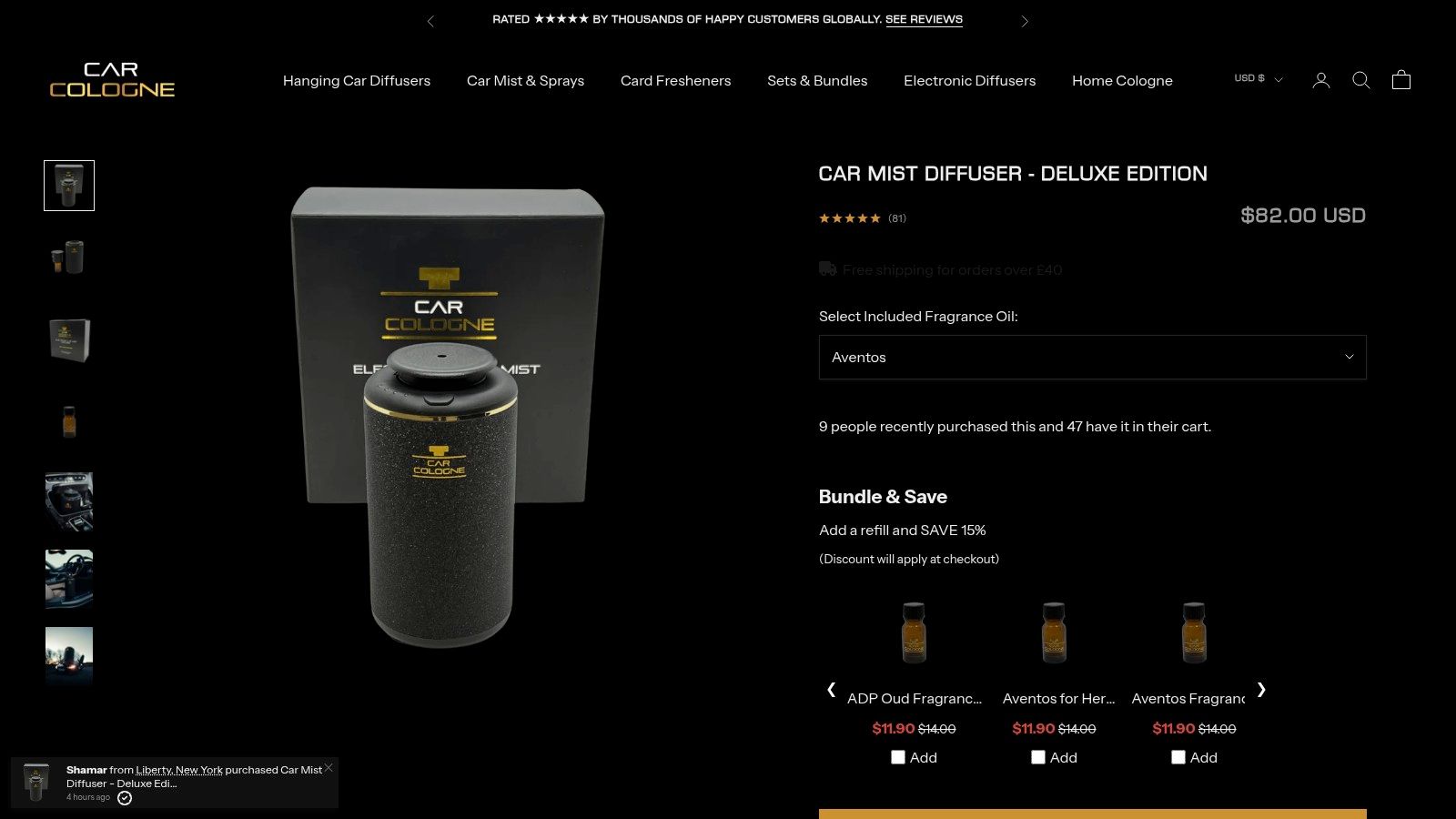 Car Cologne
