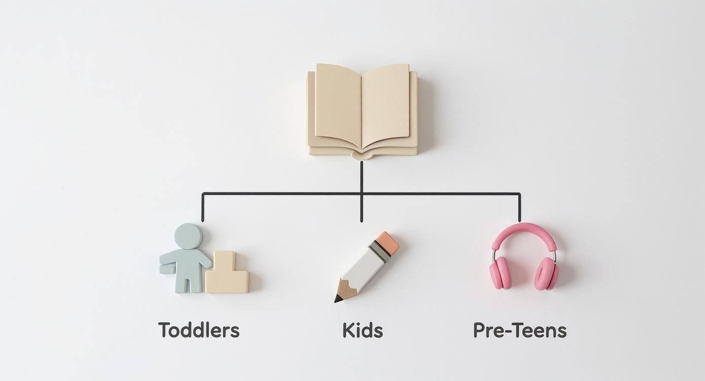 Infographic about growth mindset books for kids