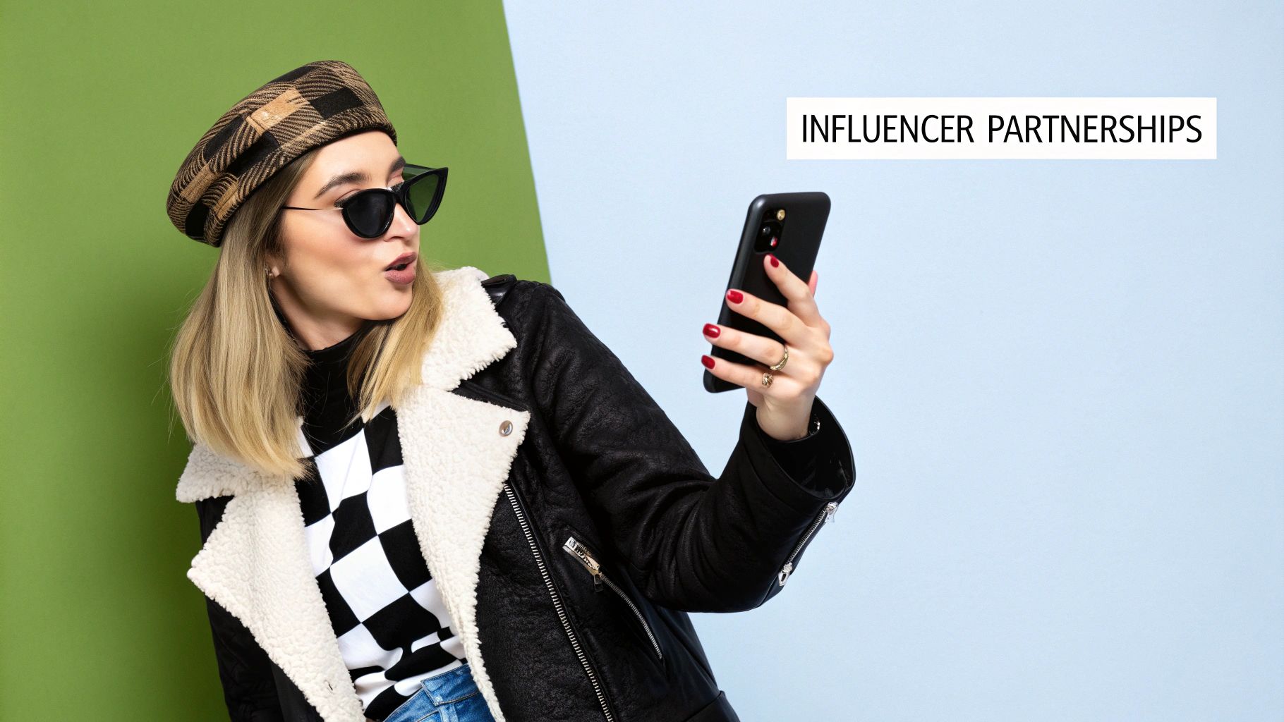 A graph showing the effectiveness of an Influencer Partnership Strategy