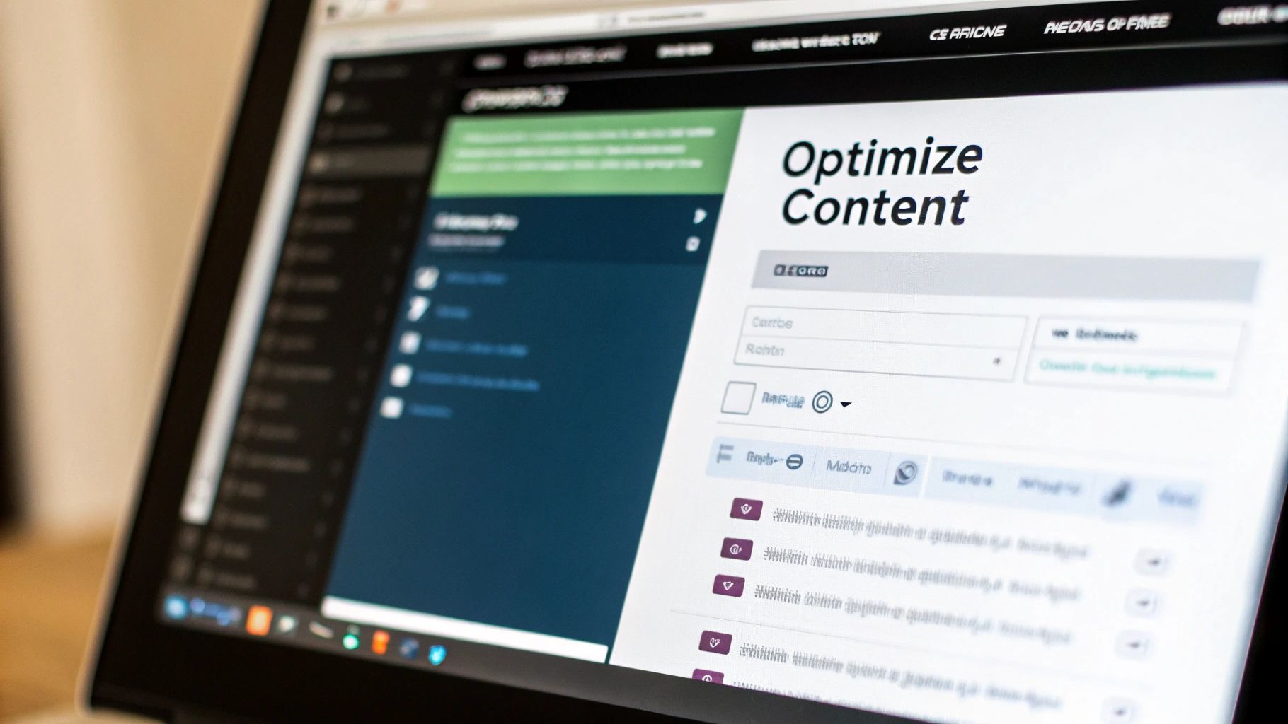 A person working on a laptop with an SEO analytics graph displayed, symbolising how to increase website traffic.