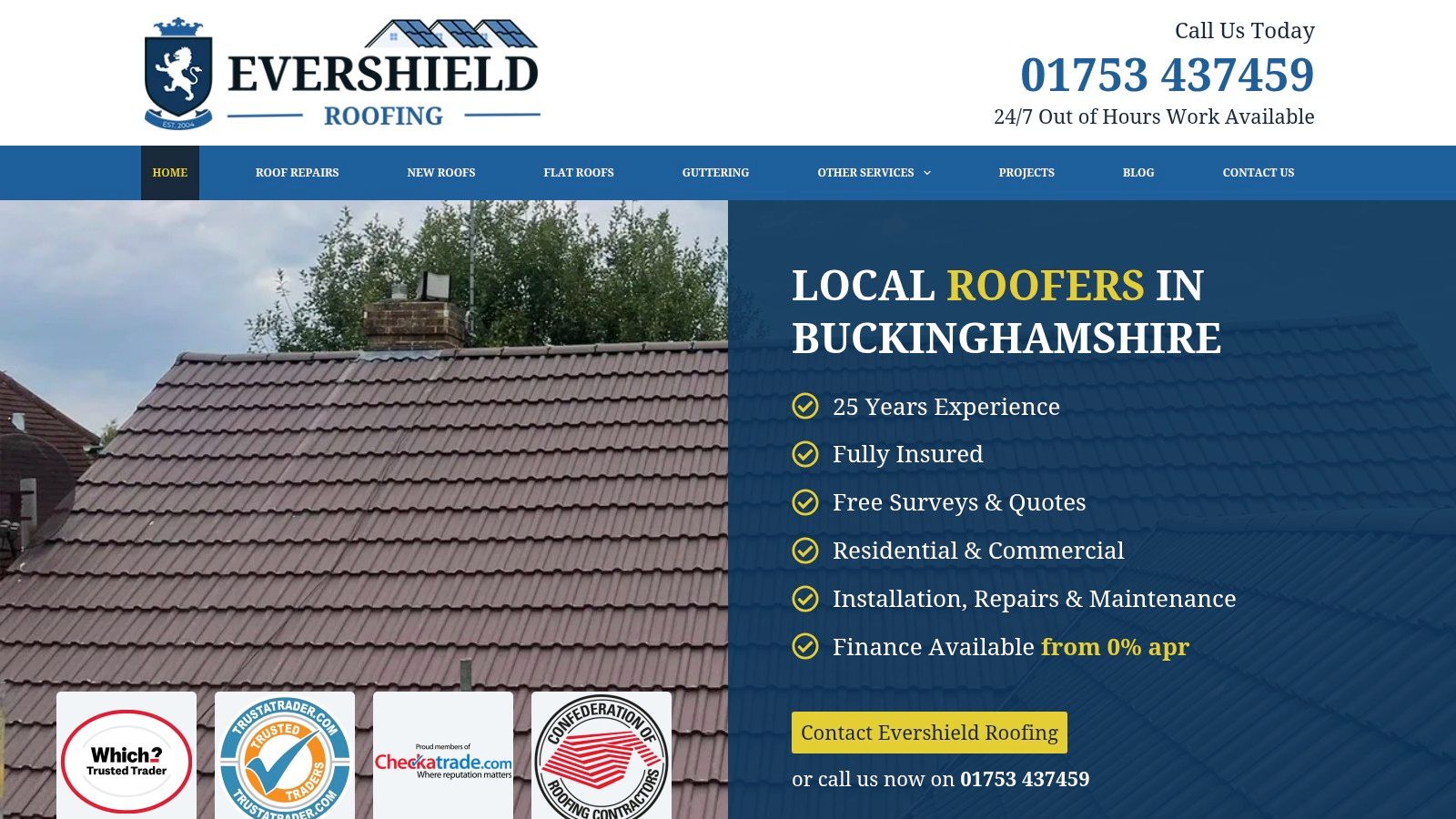 Evershield Roofing: Buckinghamshire’s Premier Local Specialist
