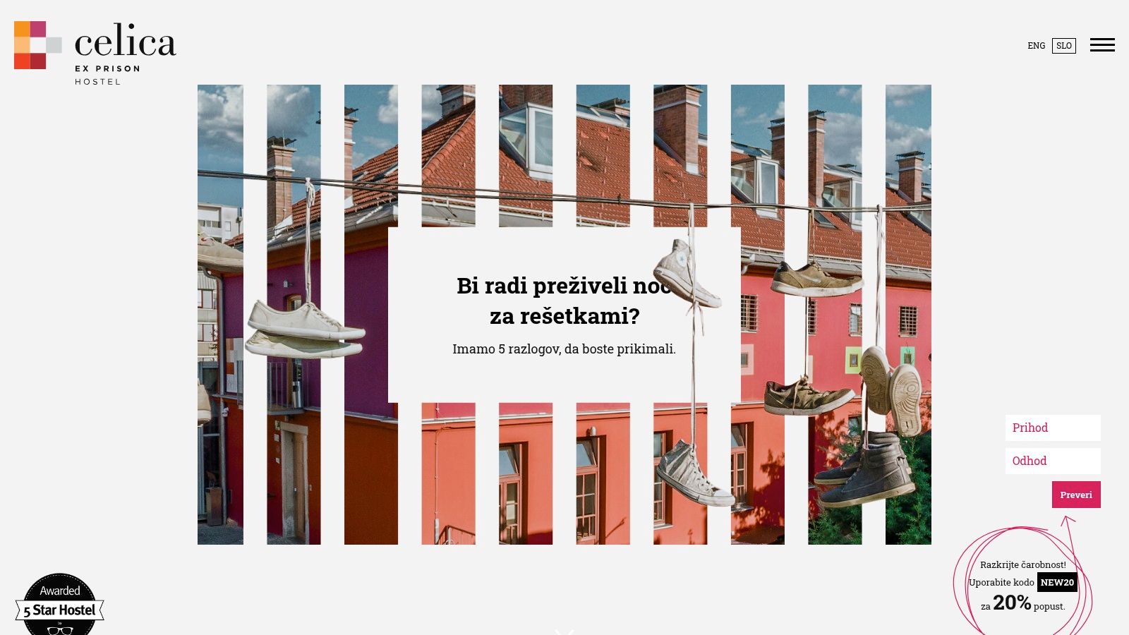 Hostel Celica (official site)