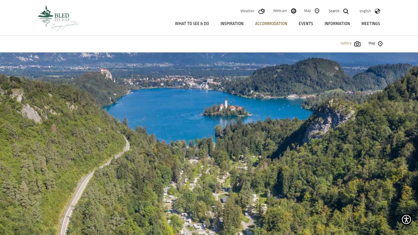 Visit Bled (official tourism board listing for Camping Bled)