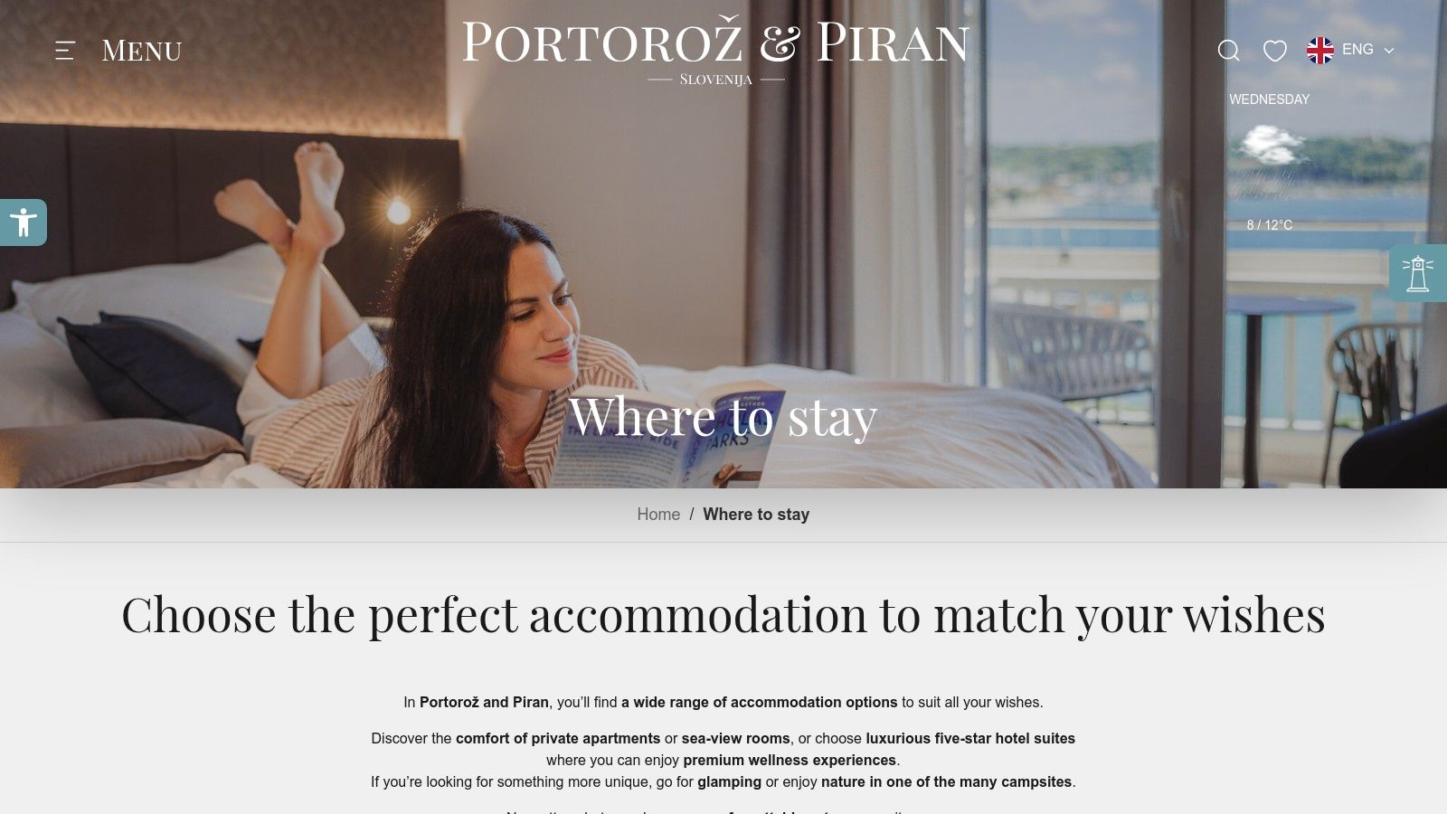 Portorož & Piran (official destination site) – Strunjan stays