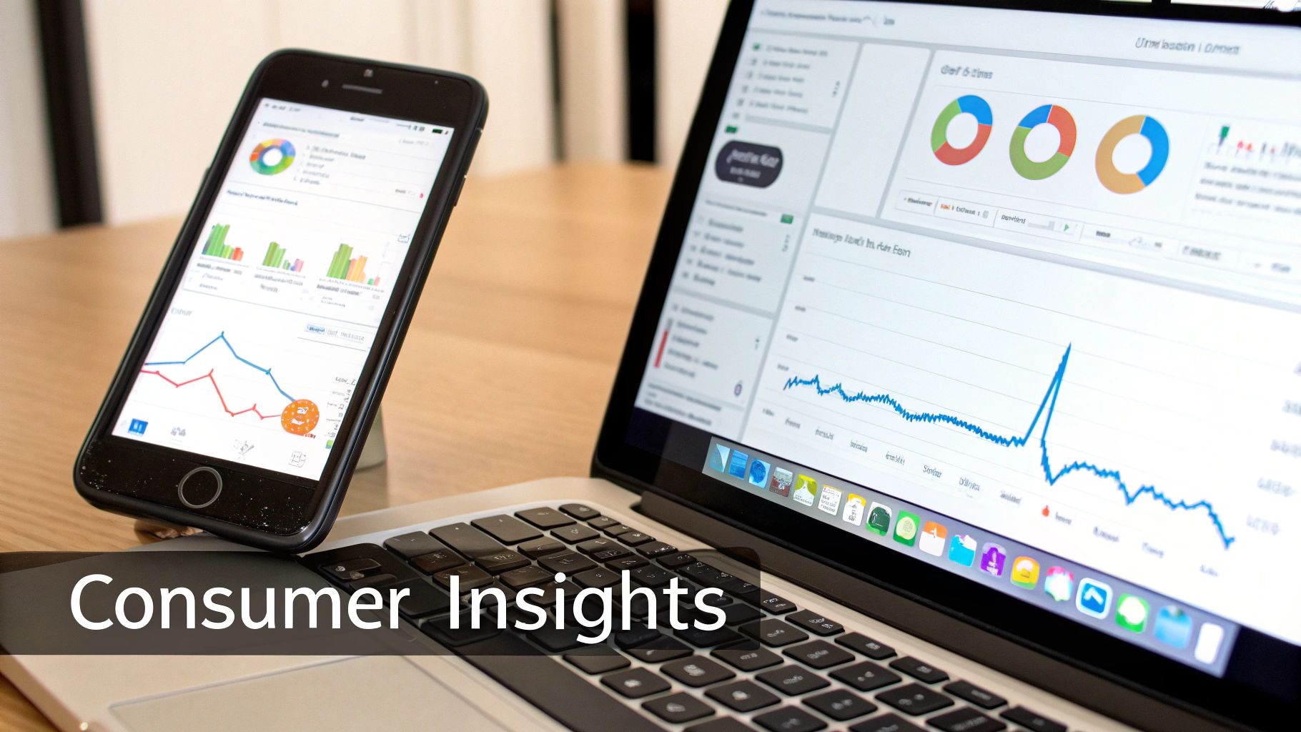 A graphic illustrating key concepts from a Google Consumer Insights Report