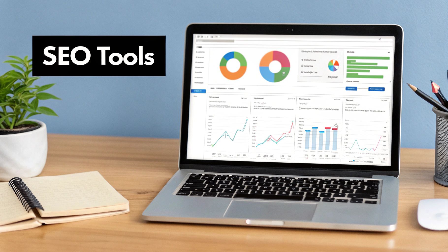 A person presenting a dashboard with charts and graphs to stakeholders, symbolizing the process of reporting on SEO project value.