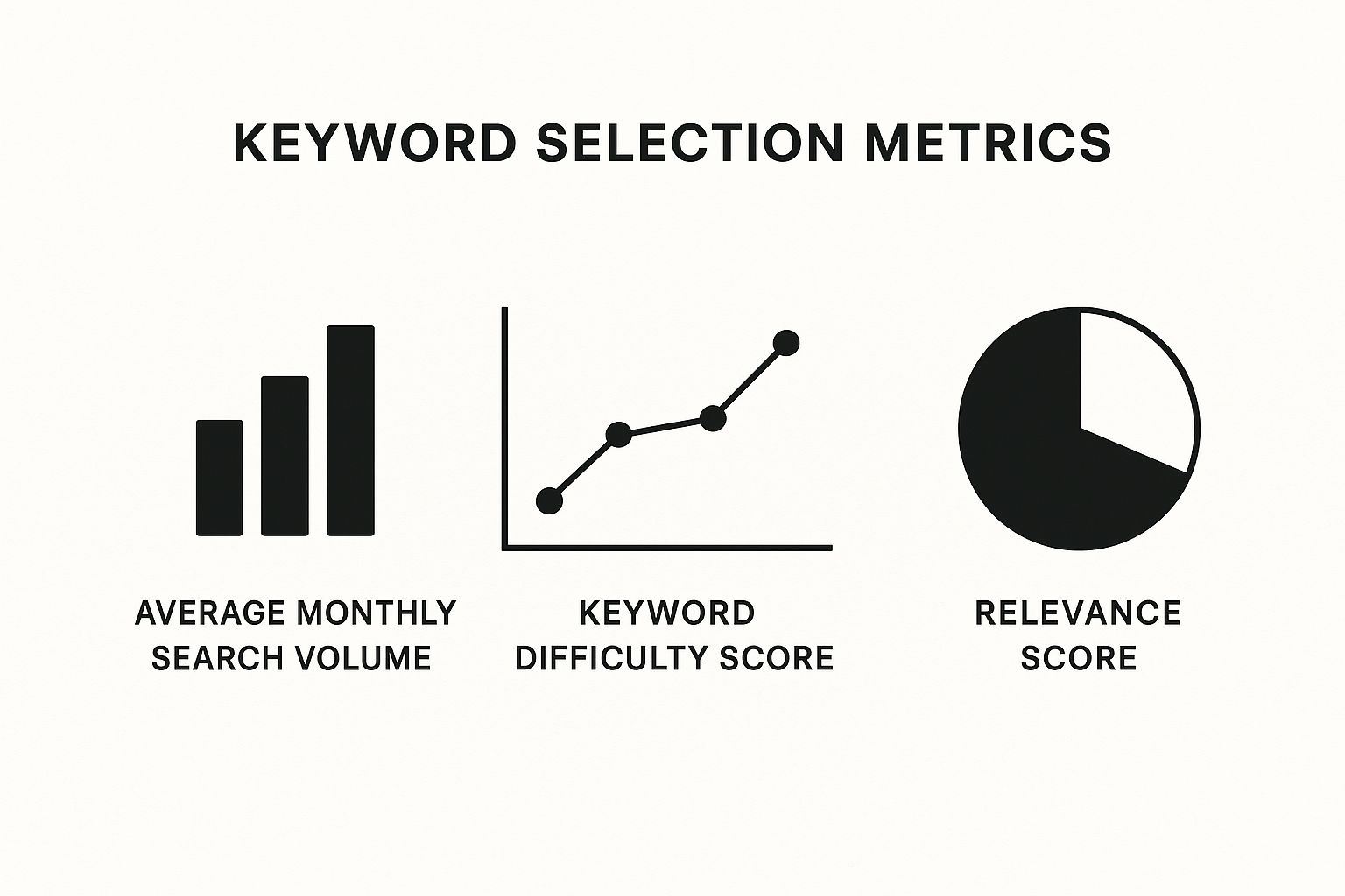 Infographic about how to track keyword rankings