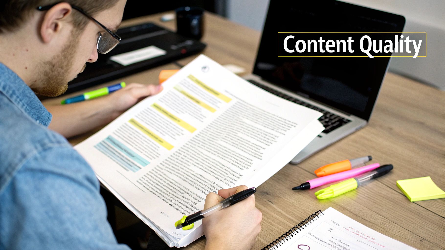 Content Quality and Relevance Evaluation
