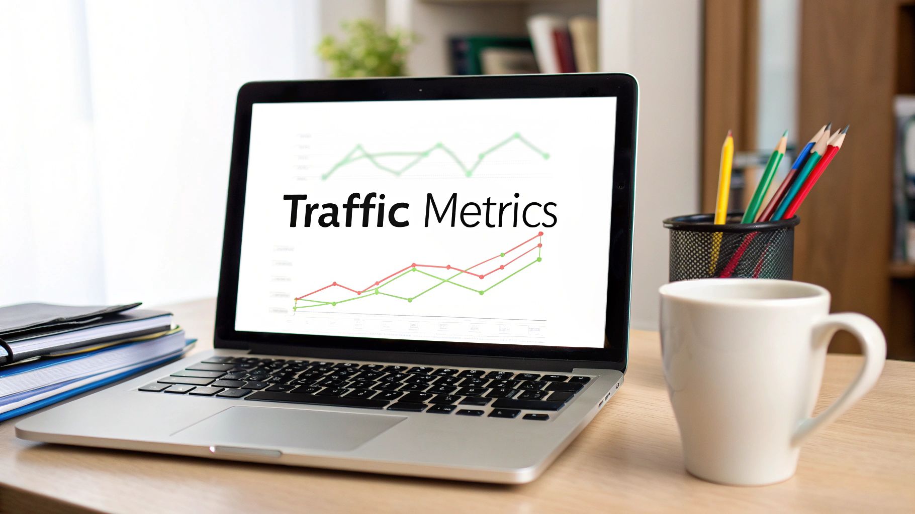 Image of a monthly seo report template