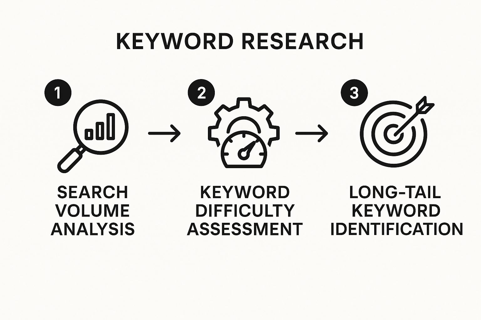 Infographic showing key data about Keyword Research and Optimization