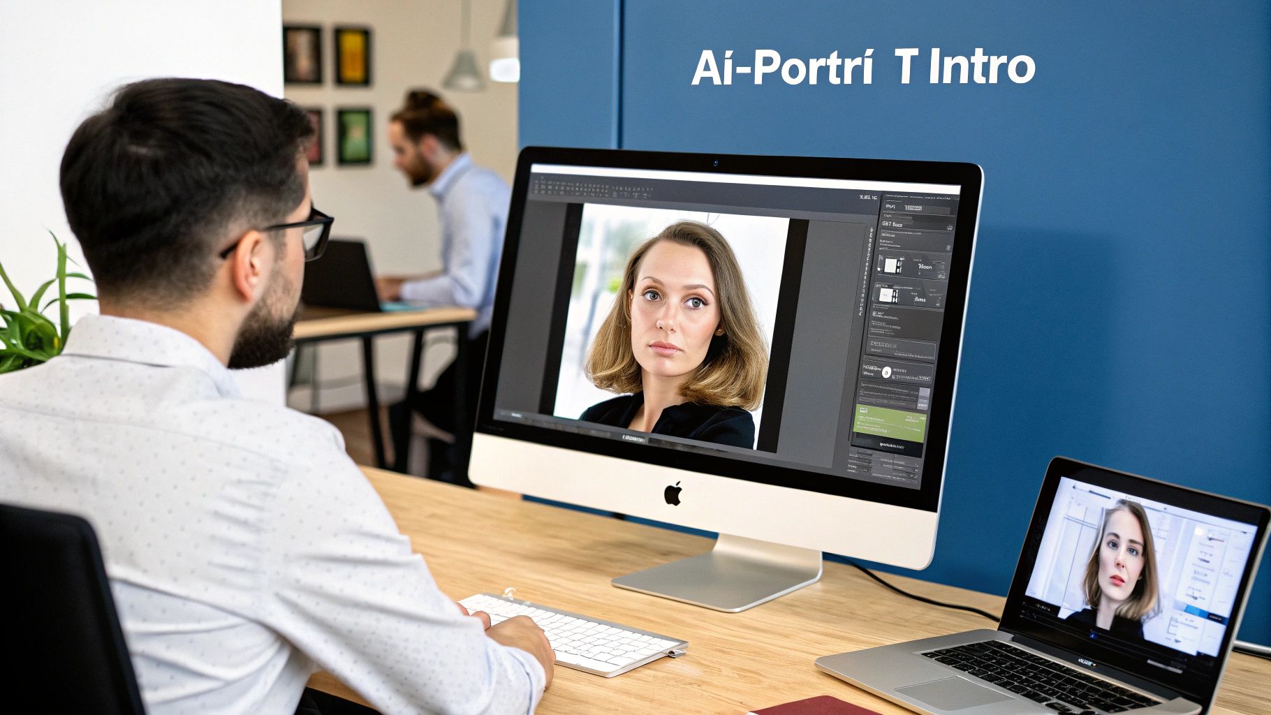Professionelle AI-headshots