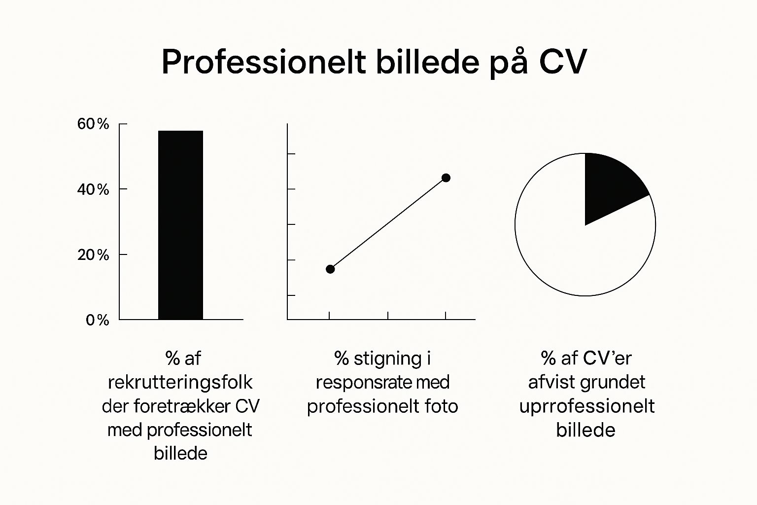 Infographic about professionelle billeder til cv