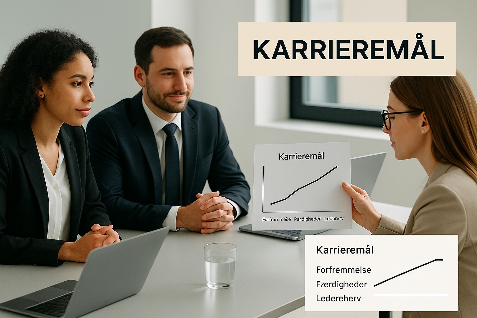 Infographic about karriereudvikling