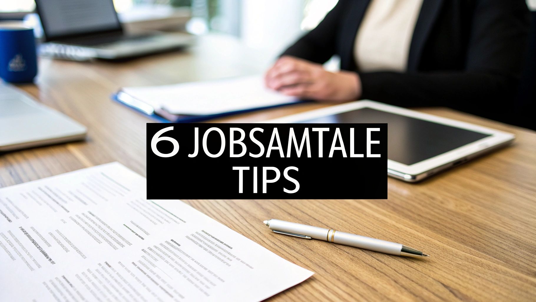 6 Effektive Jobsamtale Tips til Succes i 2025