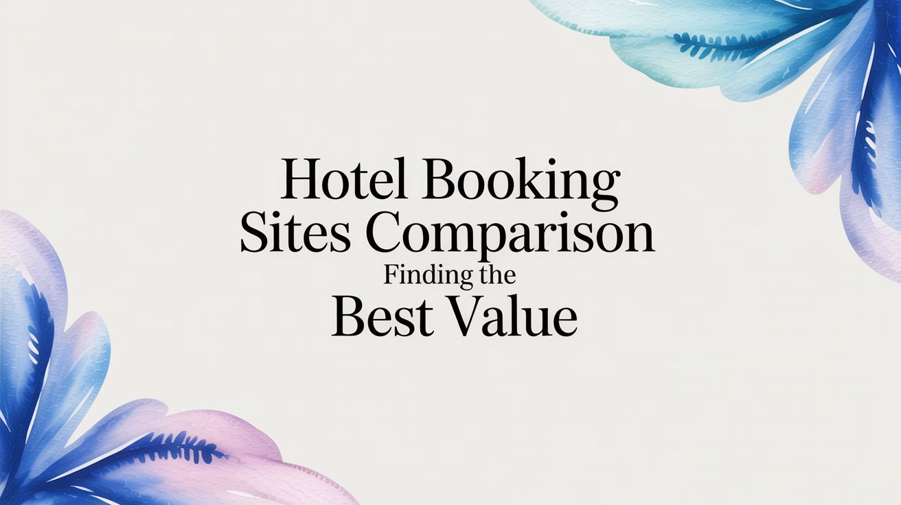 Hotel Booking Sites Comparison Finding the Best Value