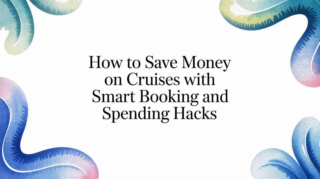 How To Save Money On Cruises With Smart Booking And Spending Hacks