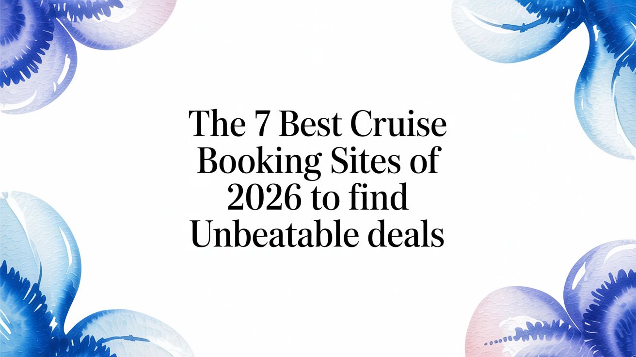 The 7 Best Cruise Booking Sites of 2026 to Find Unbeatable Deals