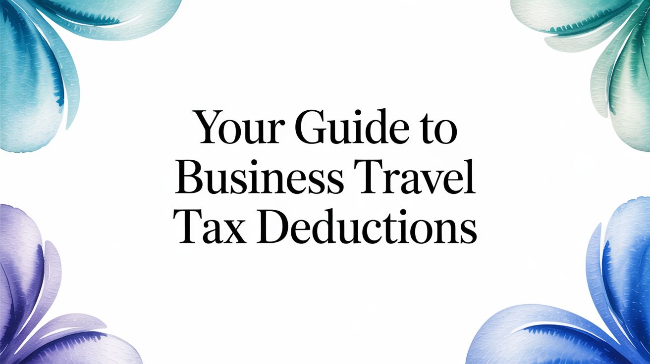 Your Guide to Business Travel Tax Deductions