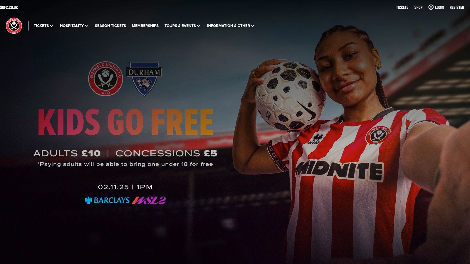 Sheffield United Tickets (official portal)