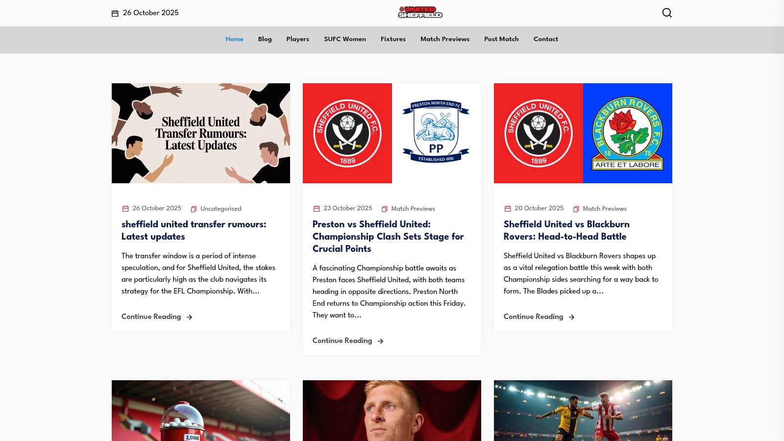 United Sheffield Blog