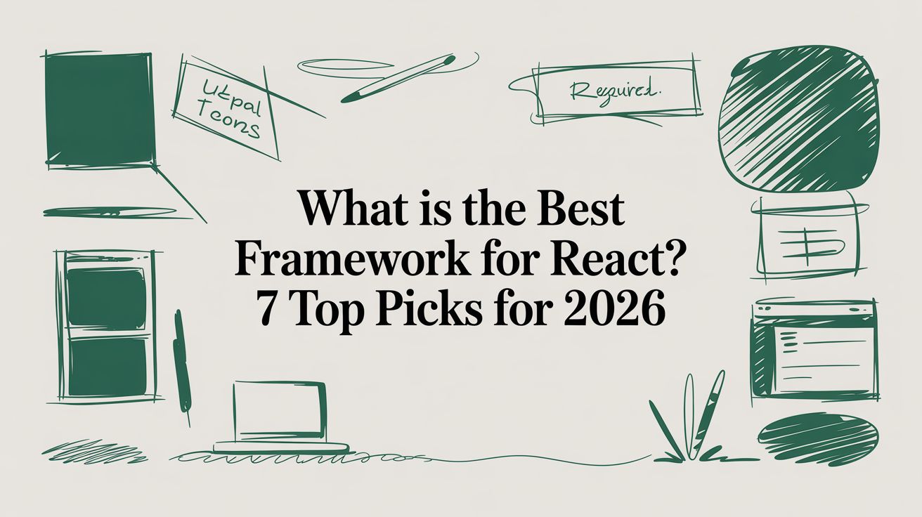 What Is the Best Framework for React? 7 Top Picks for 2026