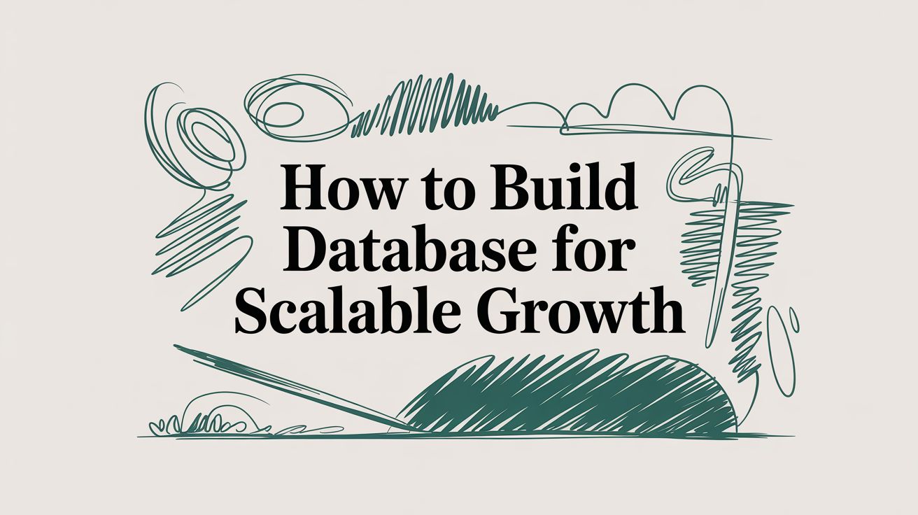 How to Build Database for Scalable Growth