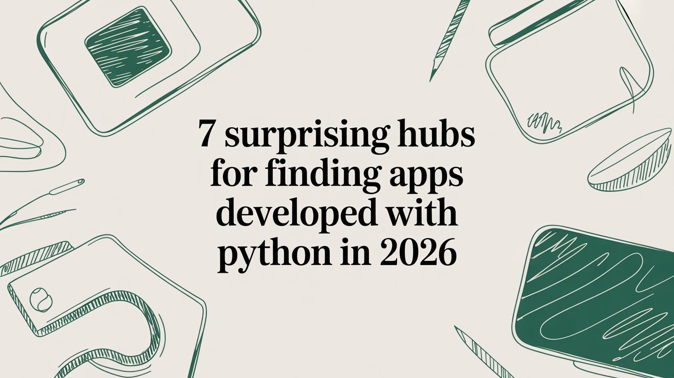 7 Surprising Hubs for Finding Apps Developed With Python in 2026