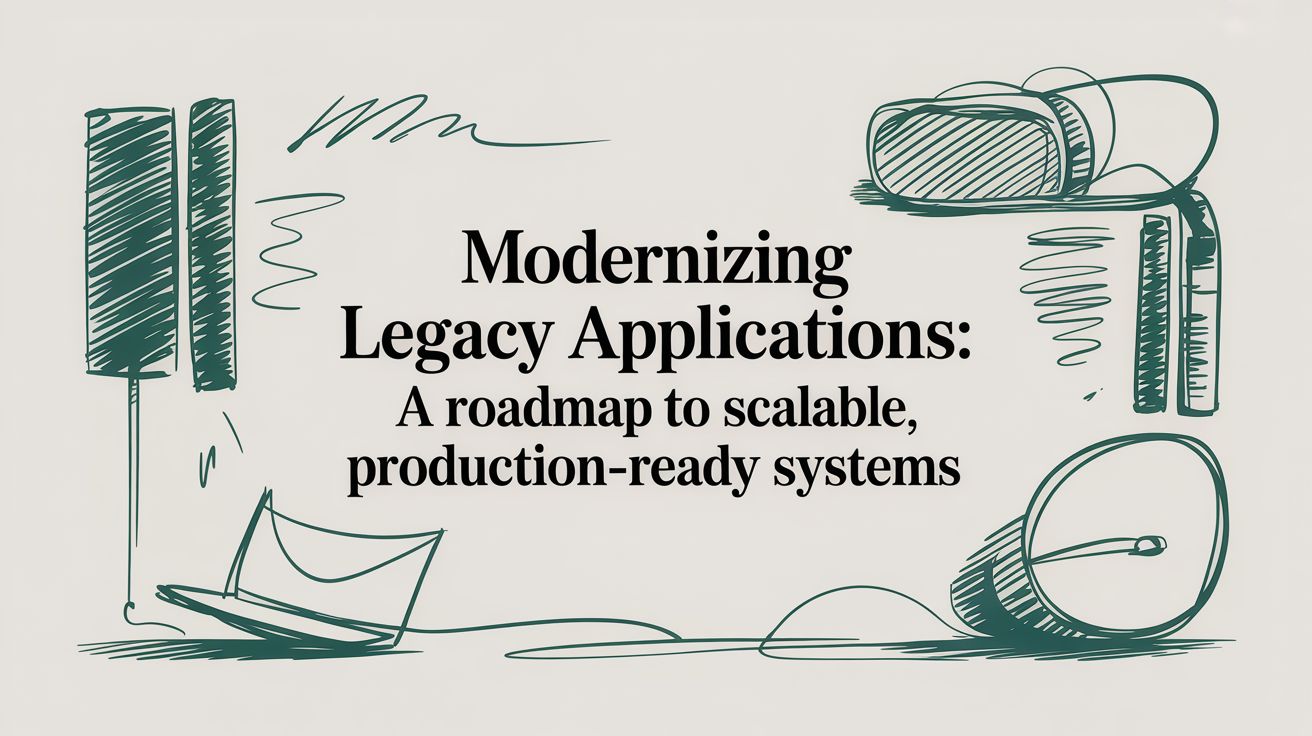 Modernizing Legacy Applications: A Roadmap to Scalable, Production-Ready Systems