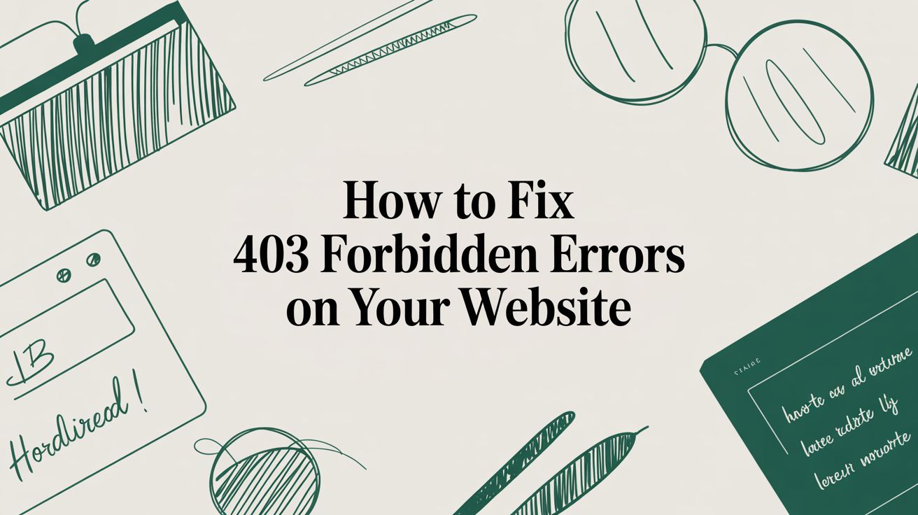How to Fix 403 Forbidden Errors on Your Website