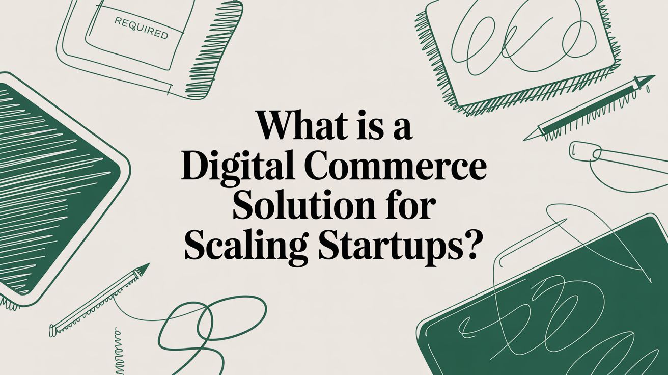 What Is a Digital Commerce Solution for Scaling Startups?